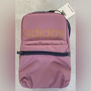 Adidas Lunch Bag Santiago Logo Insulated Soft Cooler. NWT. Wonder Orchid
